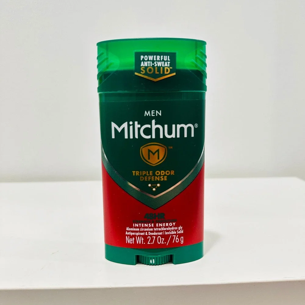Mitchum Men Triple Odor Defense Intense Energy Invisible Solid Deodorant 2.7oz